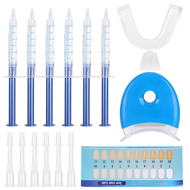 Teeth Whitening Bleaching Kit - 가정용 치과 치아 미백 키트 44%