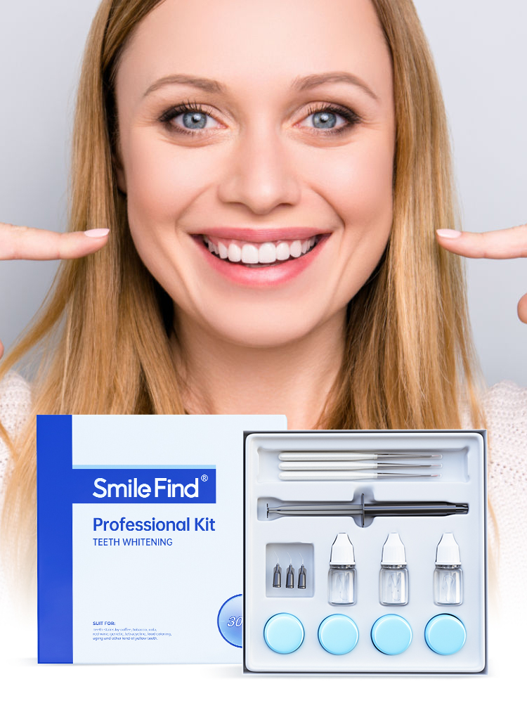 Teeth Whitening Bleaching Kit - 치아 미백 키트 전문 치과 미백제