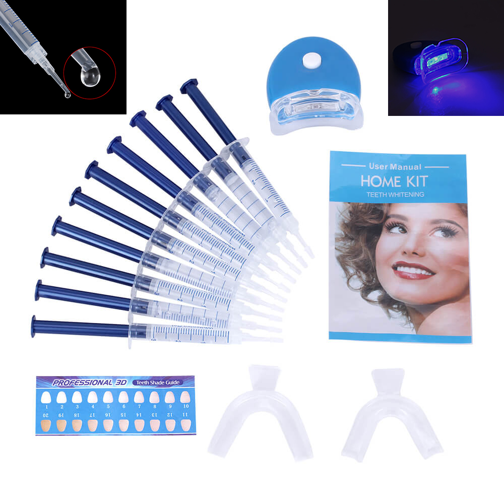 Teeth Whitening Bleaching Kit - 1 세트 치아 미백 44% 과산화물