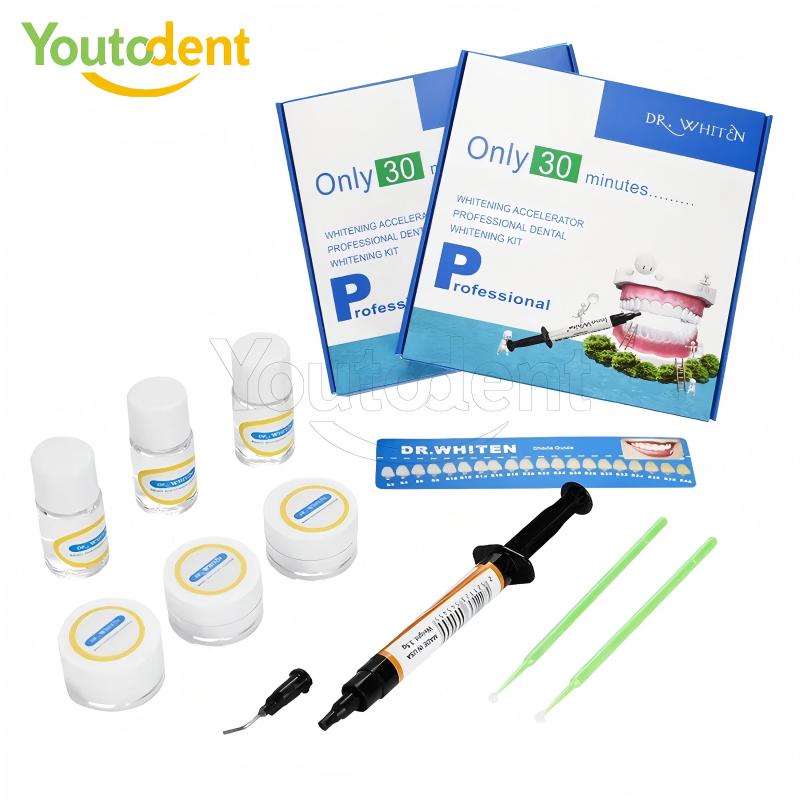 Teeth Whitening Bleaching Kit - 치아 미백 키트 35% 과산화수소 치아