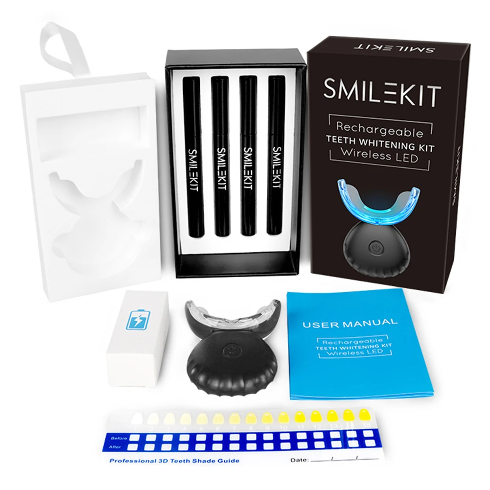 Teeth Whitening Bleaching Kit - 치과 치아 미백 키트 미니 16