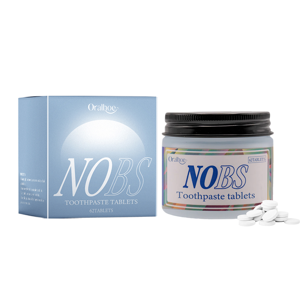 Teeth Whitening Oil Pulling - NOBS 치약 정제 - 나노 하이드록시인회석,