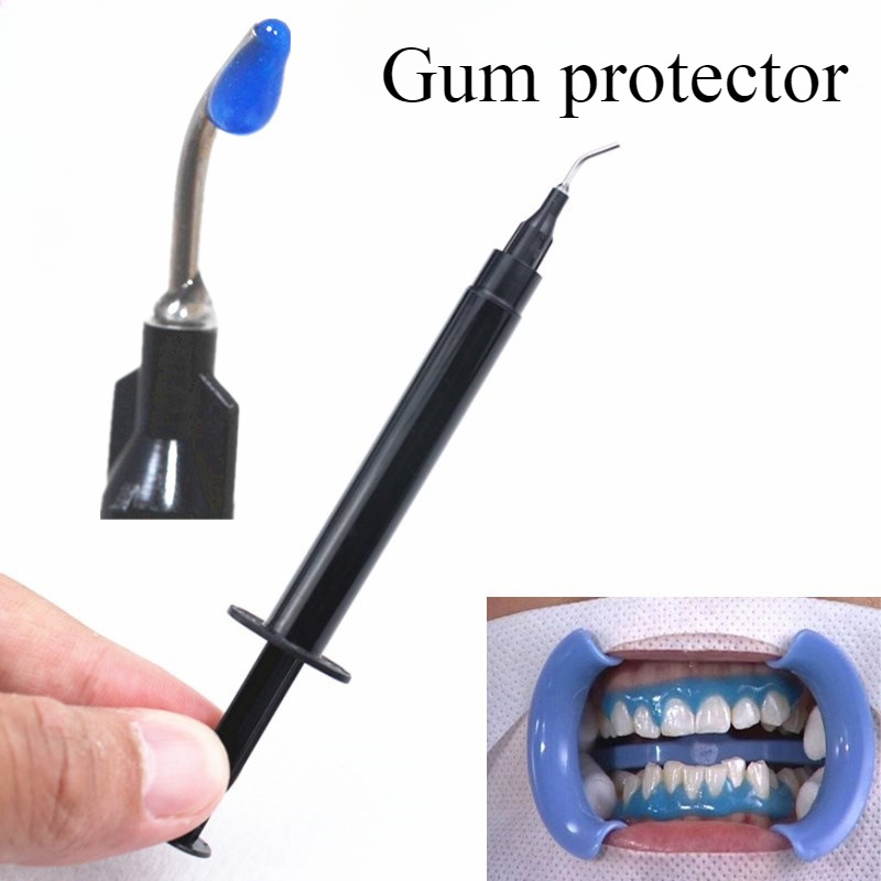 Teeth Whitening With Blue Light - 1개 치과 잇몸 보호제 UV 경화