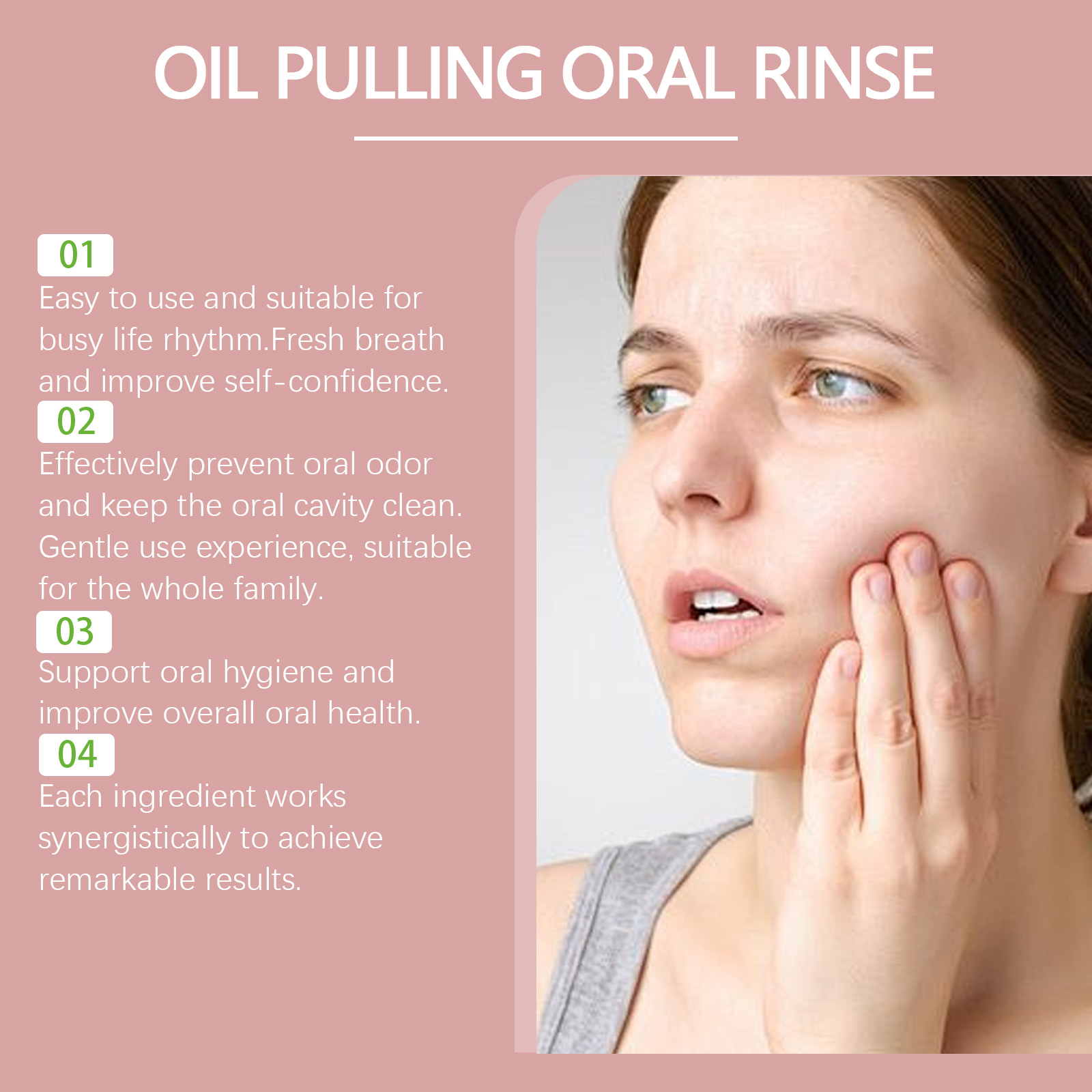 코코넛 당기는 오일 구강 세척제 구강 린스 무알콜 허브 - Teeth Whitening Oil Pulling 리뷰 및 가격
