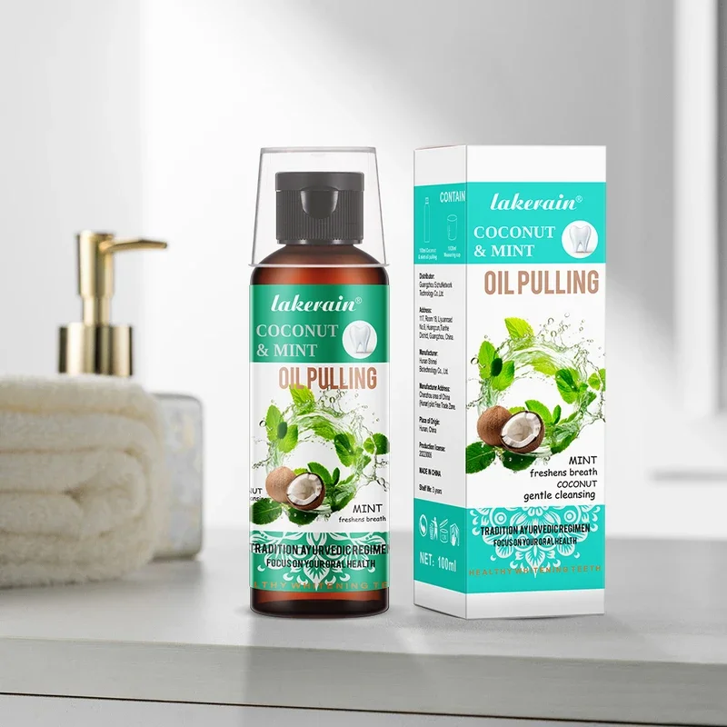 60/100/200/250ml 코코넛 민트 유분 제거  - Teeth Whitening Oil Pulling 리뷰 및 가격