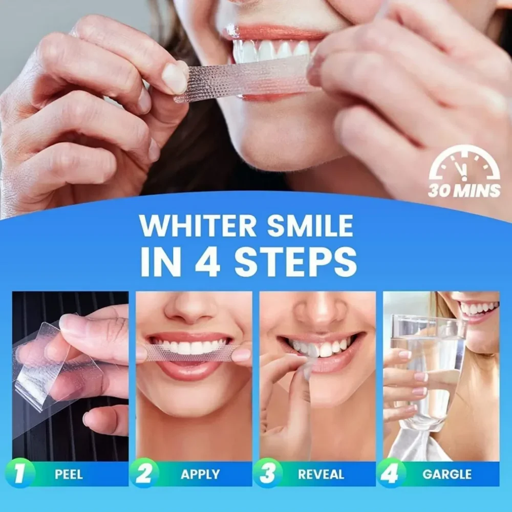 치아 미백 스트립 화이트 치아 치과 키트 구강 위생 관 - Whitening Strip 3D 리뷰 및 가격