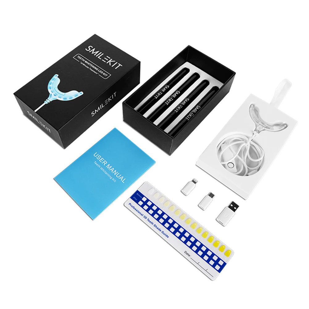 스마트 타이밍 16 LED 냉광 치아 미백 키트, 치아 - Teeth Whitening Bleaching Kit 리뷰 및 가격
