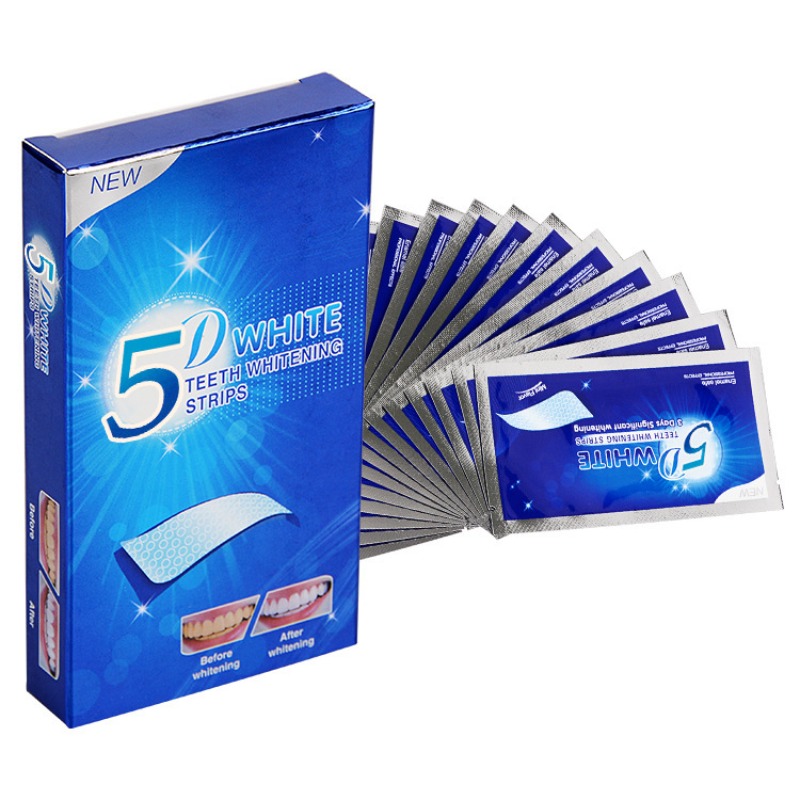 치아 3D/5D/9D 화이트너 스트립을 위한 7쌍 치아 - Whitening Strip 3D 리뷰 및 가격