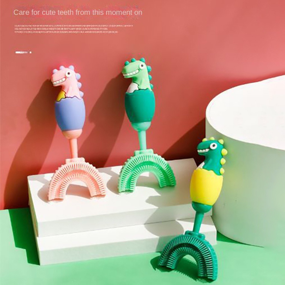 어린이 U자형 실리콘 칫솔, 치아 미백, 360 도 - Teeth Whitening Toothbrush 리뷰 및 가격