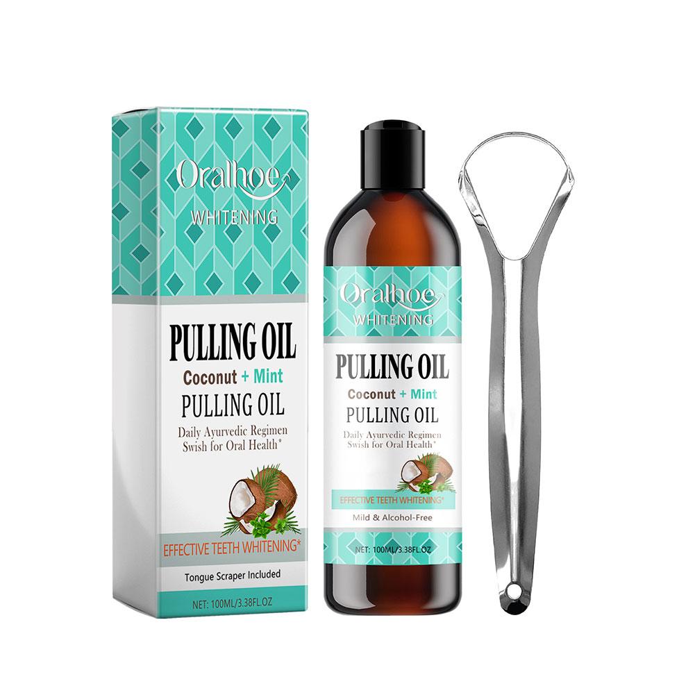 코코넛 민트 풀링 오일 구강청결제 무알코올 치아 미백  - Teeth Whitening Oil Pulling 리뷰 및 가격