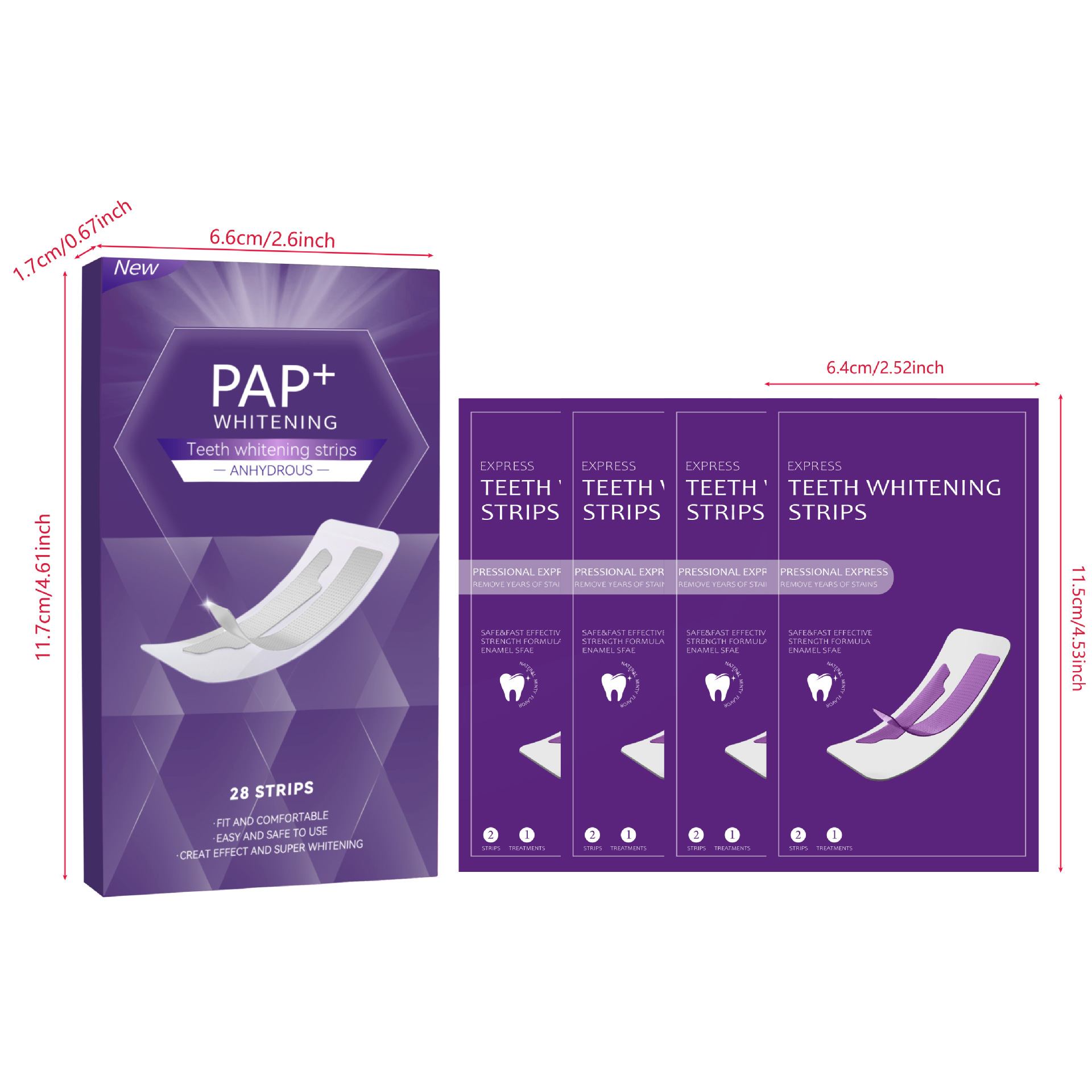 3D 드라이 치아 미백 스트립 |   잔여물 없는 치과 - Whitening Strip 3D 리뷰 및 가격