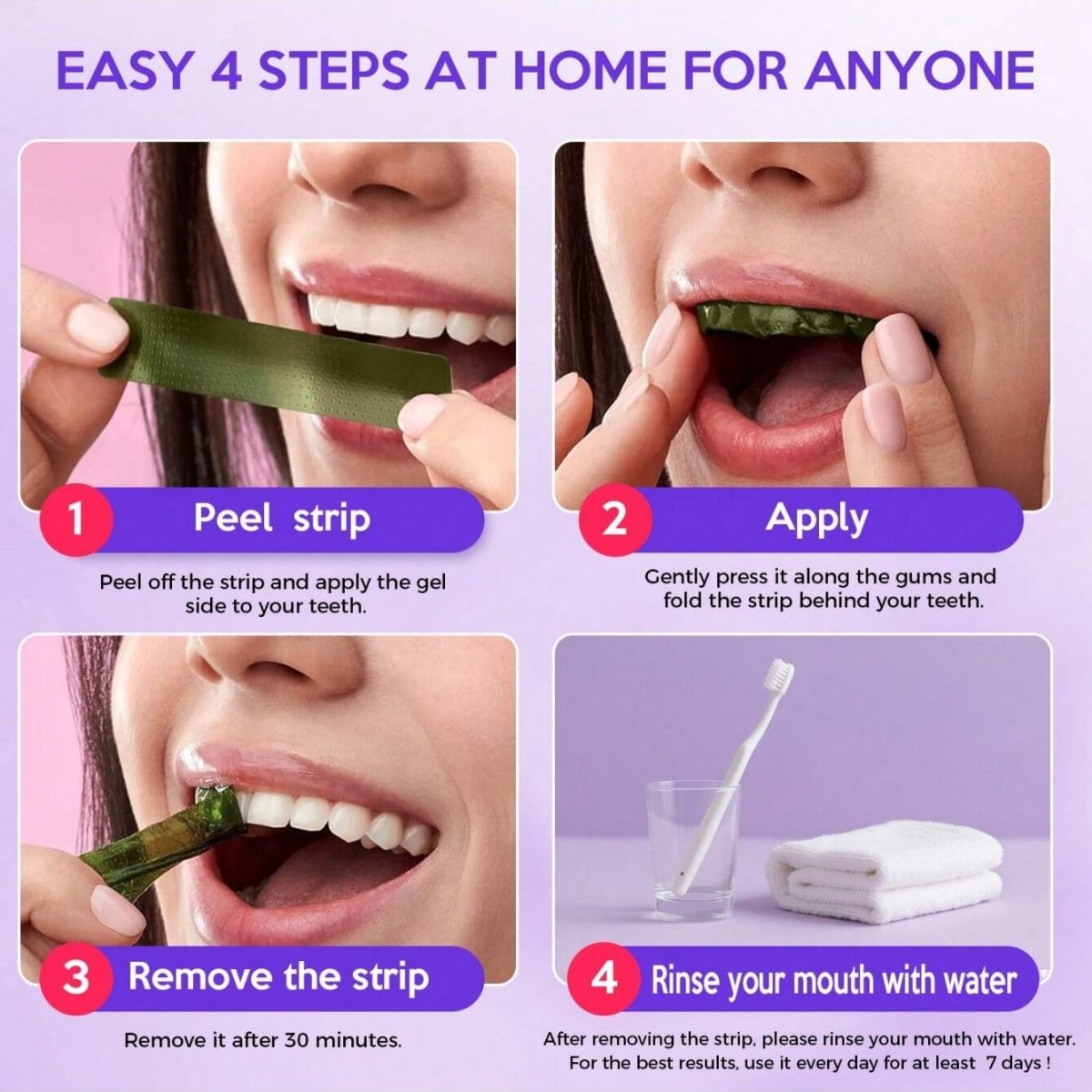 디럭스 화이트닝 치아 스티커 7/14/21 쌍 젤 화이 - Teeth Whitening Remedies 리뷰 및 가격