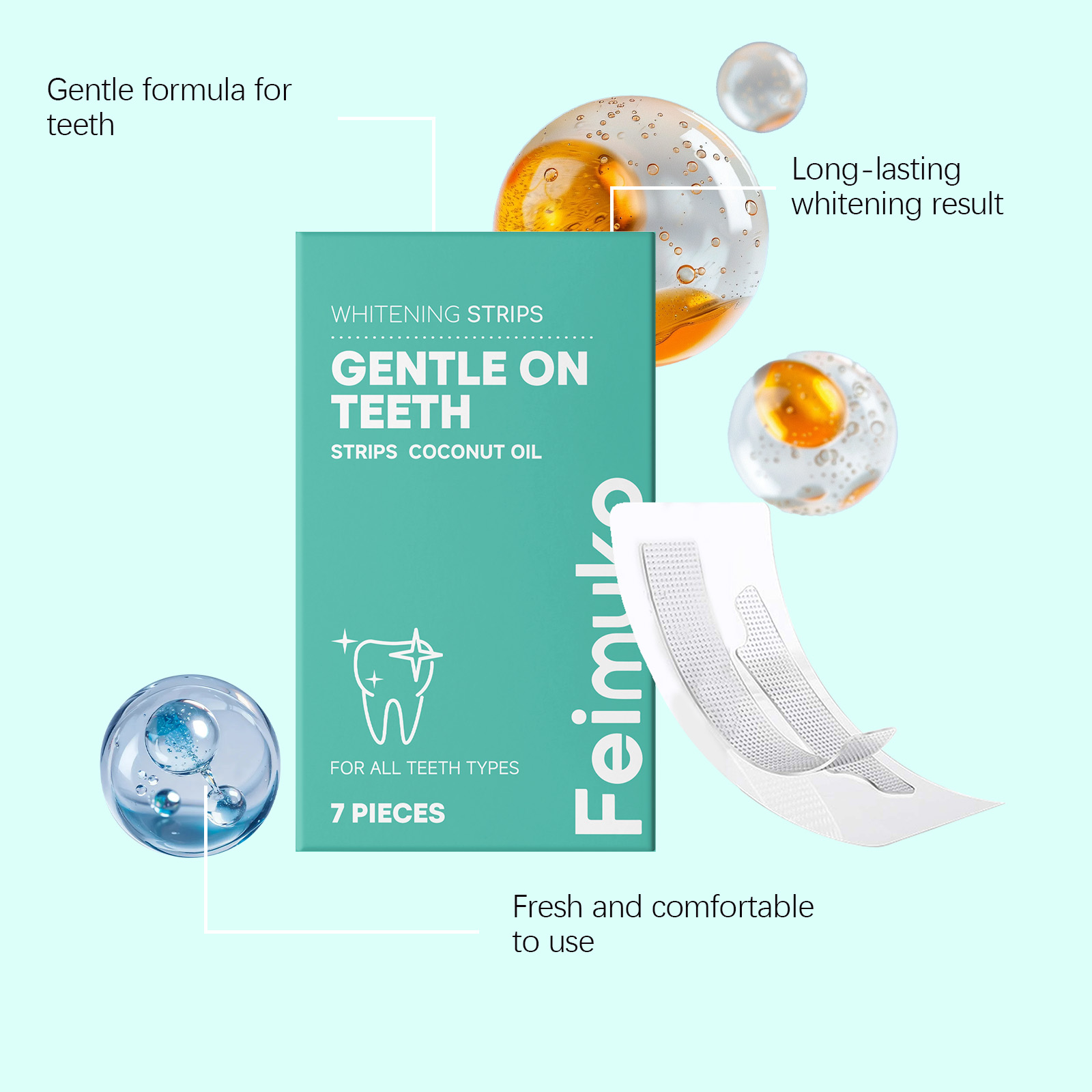 코코넛 오일 치아 미백 스트립은 치아에 순하며 표면 얼 - Teeth Whitening Oil Pulling 리뷰 및 가격