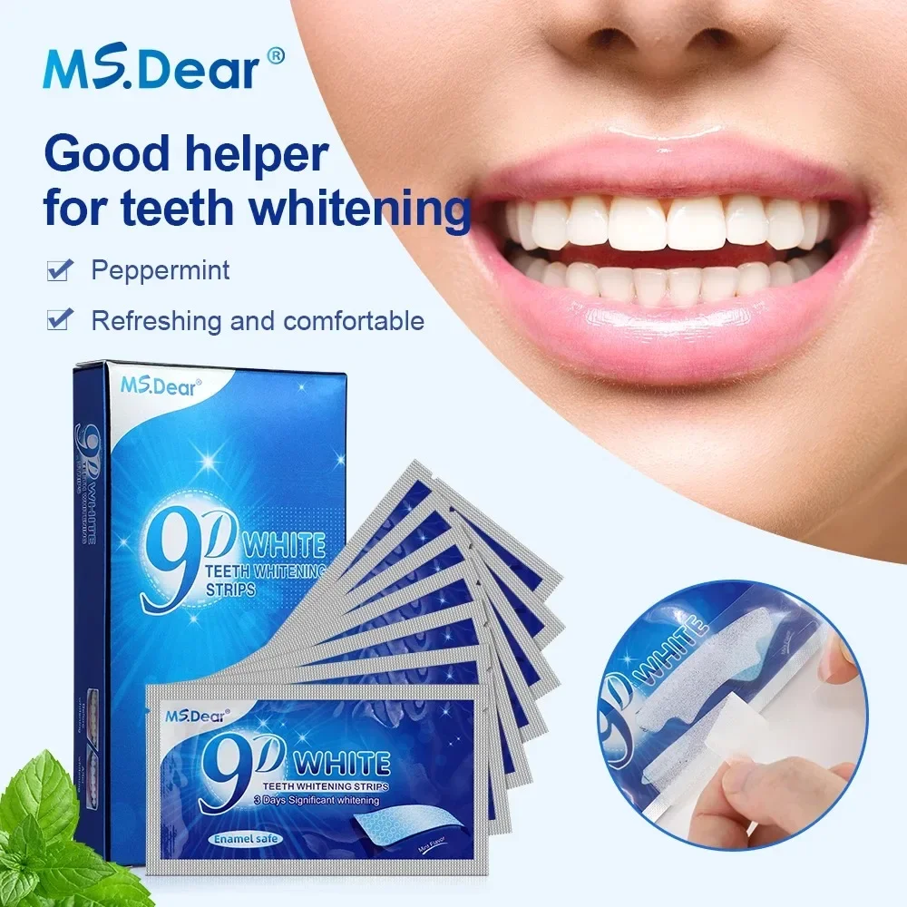 새로운 치아 미백 스트립, 자연스럽고 밝은 하얀색, 파 - Whitening Strip 3D 리뷰 및 가격