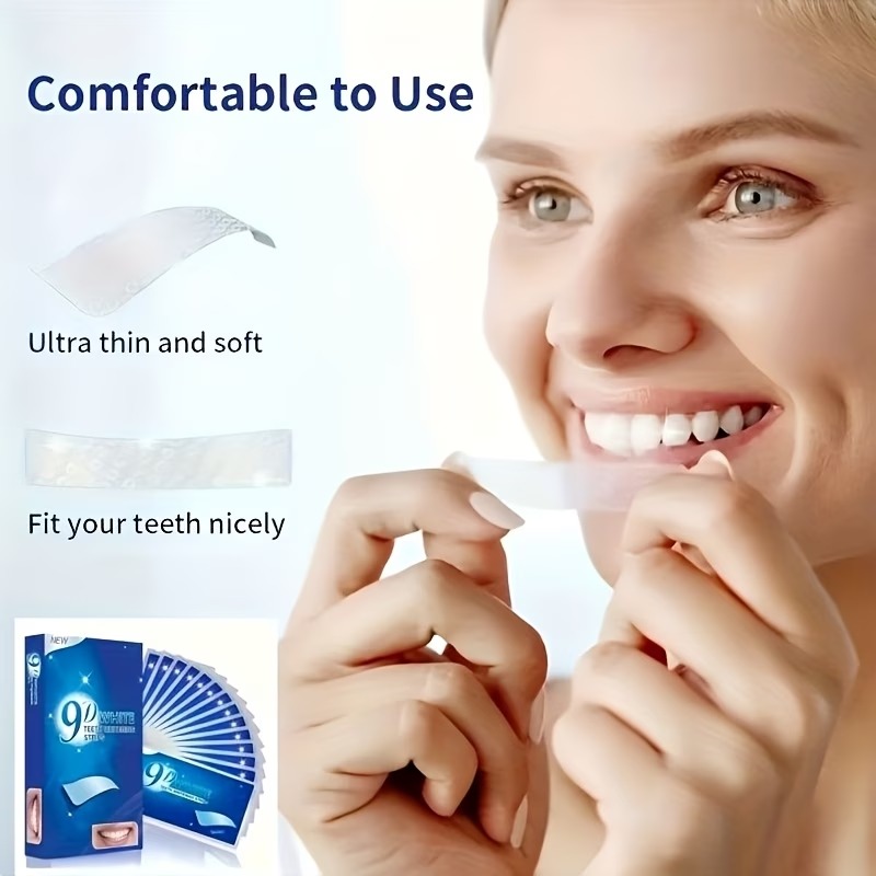 새로운 치아 미백 스트립, 자연스럽고 밝은 하얀색, 파 - Whitening Strip 3D 리뷰 및 가격