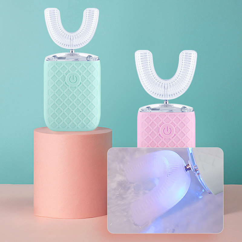 360도 U자형 전동 칫솔 성인용 치아 미백 스마트 자 - Teeth Whitening With Blue Light 리뷰 및 가격