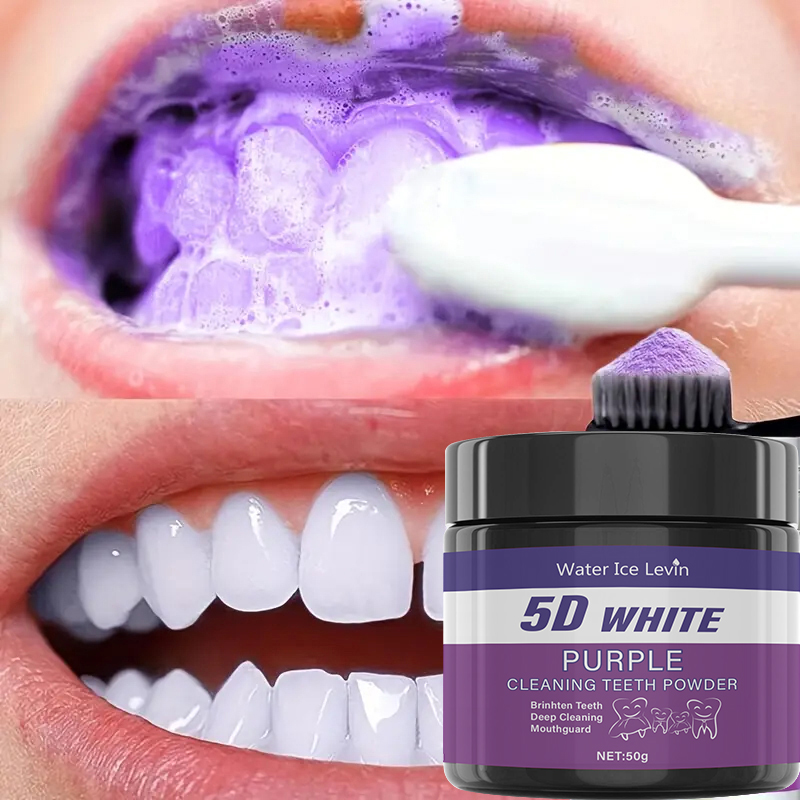 워터 아이스 레빈 퍼플 브라이트닝 치약: 깊은 5D 화 - Teeth Whitening Oil Pulling 리뷰 및 가격