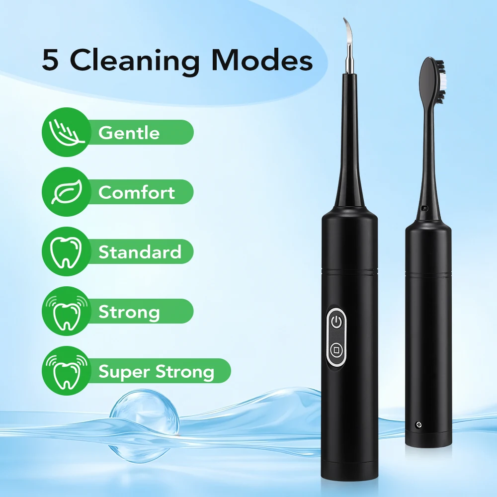 전동 음파 진동 치석 제거기 치아 미백 플라그 제거 치 - Teeth Whitening Toothbrush 리뷰 및 가격
