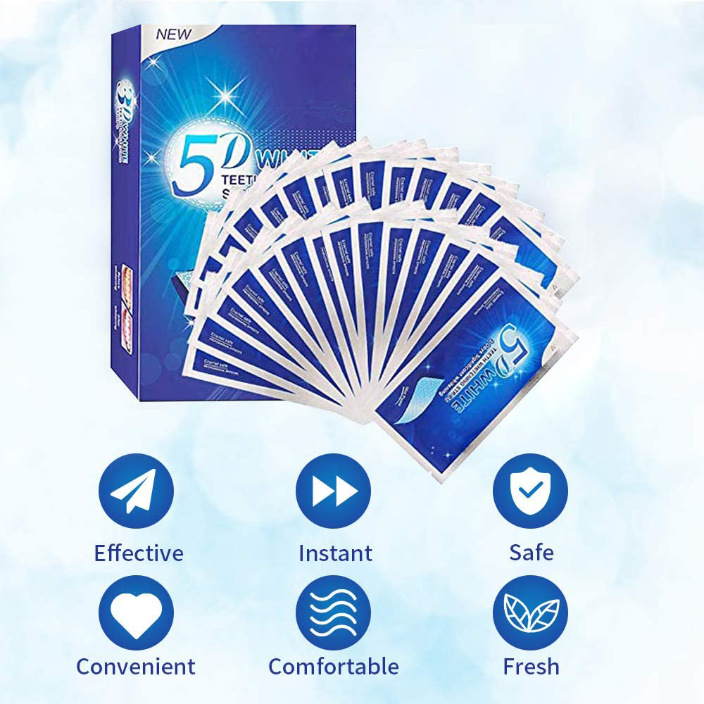 5D 화이트 치아 미백 스트립 미백 젤 화이트 스트립  - Teeth Whitening Remedies 리뷰 및 가격